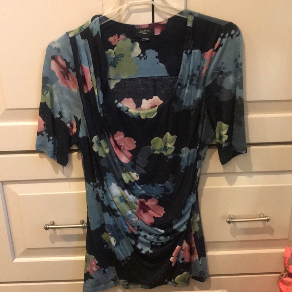 Floral top from Anthropoligie